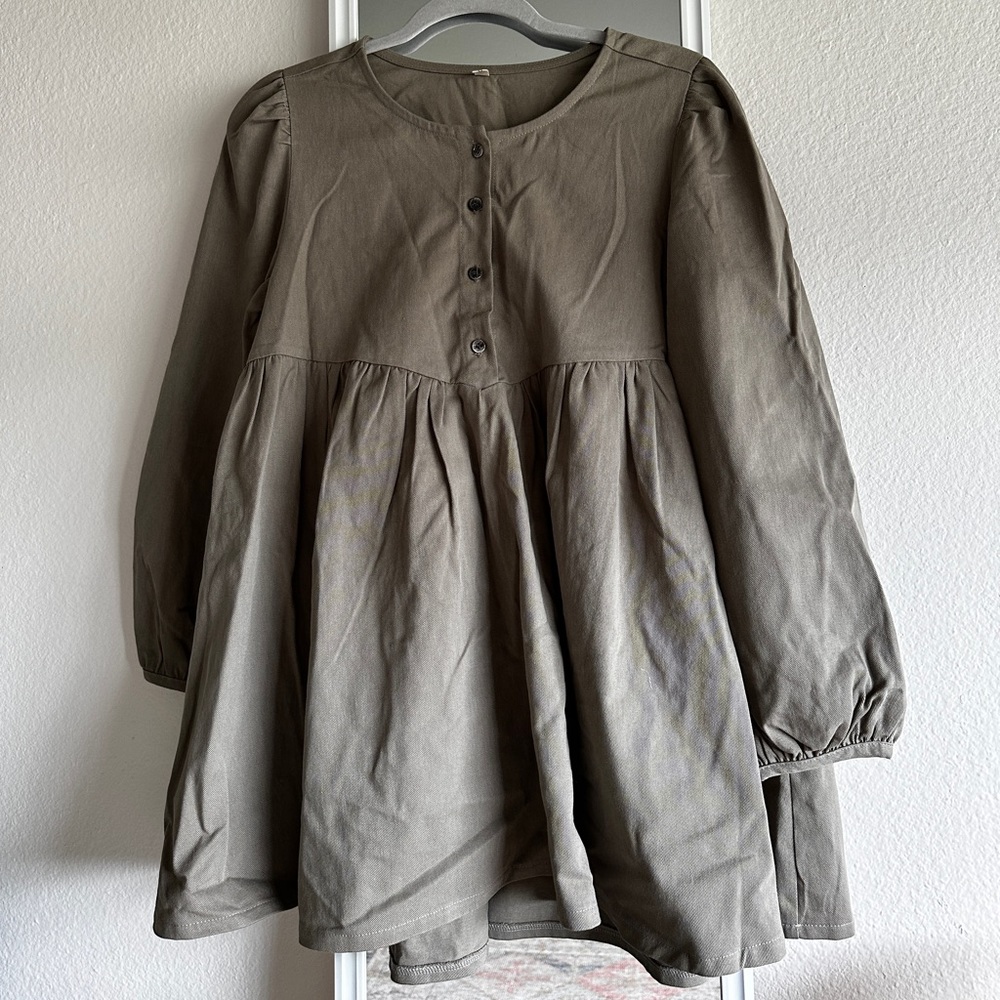 From beginning babydoll mini dress